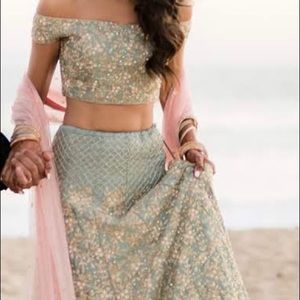 Designer heavy lehenga (Chamee & Palak)